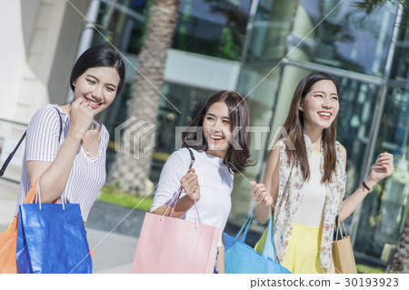 Photo of smiling female in a good mood. Photo of smiling female in a good mood. 30193923