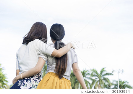 Friendship is simple a hug from friends. Friendship is simple a hug from friends. 30193954