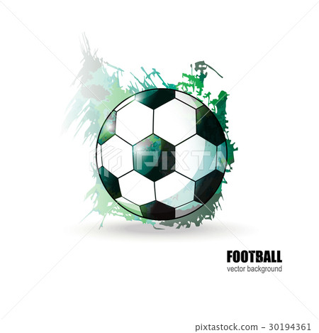 Soccer ball. Abstract background. 30194361
