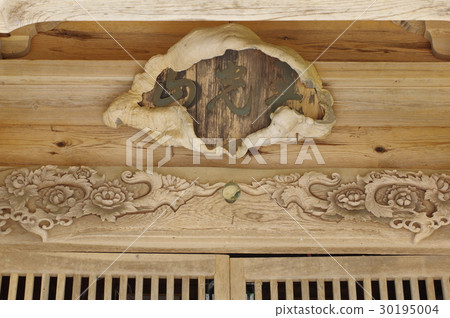 信州大阪村文化財產雕塑岡山大廈村在江戶時代指定文化財產 30195004