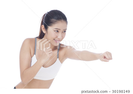 Sportswear young women exercise exercise 30198149