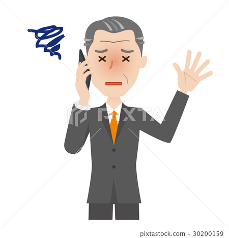 Senior businessman smartphone Senior businessman smartphone 30200159