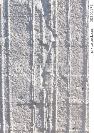 Texture mortar wall one side white white 30201178