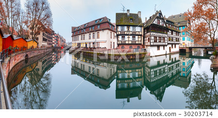 Petite France in the morning, Strasbourg, Alsace Petite France in the morning, Strasbourg, Alsace 30203714