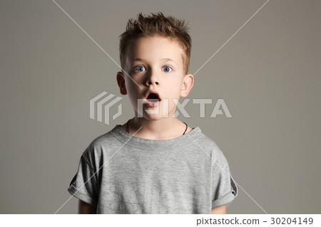 funny kid.surprised little boy. funny kid.surprised little boy. 30204149