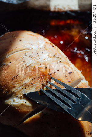 Breast of turkey with spices, rosemary in soy 30204471