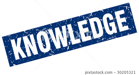 square grunge blue knowledge stamp square grunge blue knowledge stamp 30205321