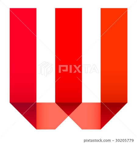 bright letter folded of paper 30205779