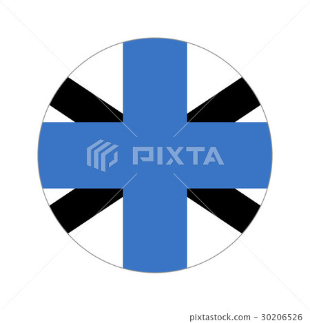 Circular world Flag 30206526