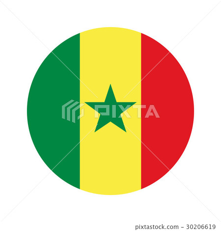 Circular world Flag 30206619