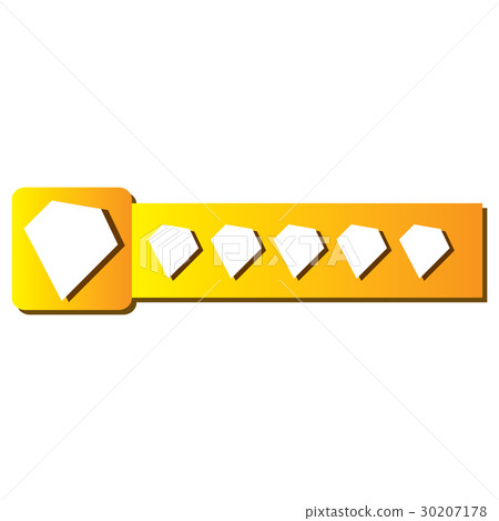 Isolated videogame bar Isolated videogame bar 30207178