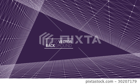 Wireframe polygonal landscape Wireframe polygonal landscape 30207179