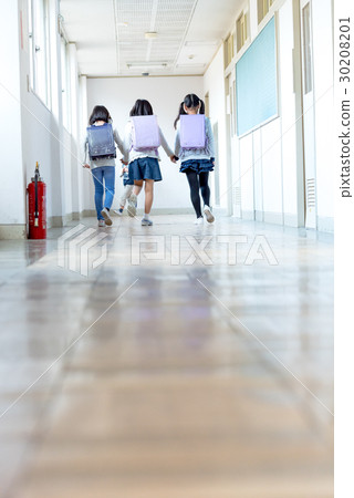 Elementary school, entrance and exit, corridor 30208201