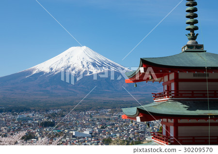 Mt. Fuji Cherry Blossoms Aomori Terao Tower Tamakura Mountain Asama Shrine 30209570