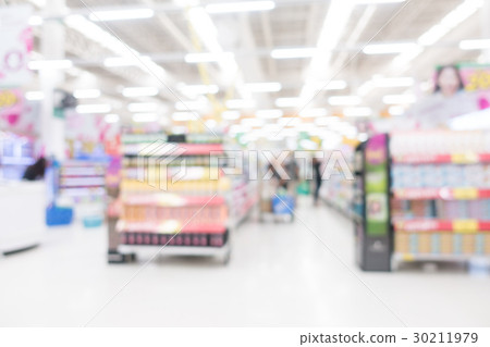 Abstract blur supermarket Abstract blur supermarket 30211979