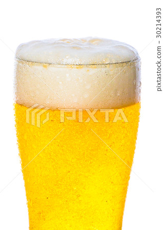 a glass of draft beer 30214393