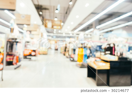 Abstract blur shopping mall Abstract blur shopping mall 30214677