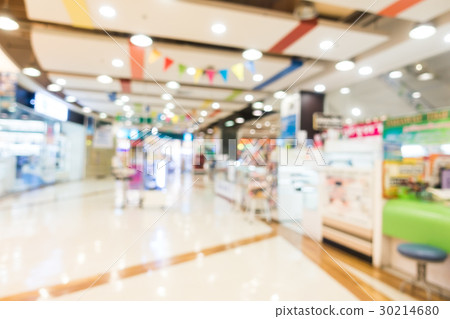 Abstract blur and bokeh shopping mall and retails store Abstract blur and bokeh shopping mall and retails store 30214680