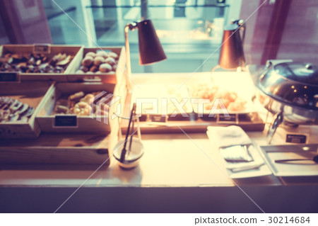 Abstract blur and defocused coffee shop cafe and restaurant Abstract blur and defocused coffee shop cafe and restaurant 30214684