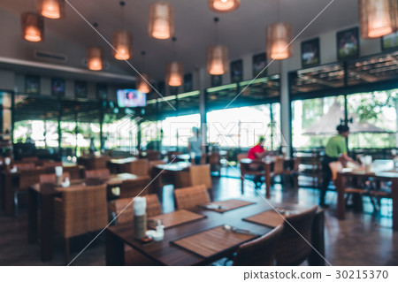 Abstract blur and defocused coffee shop cafe and restaurant Abstract blur and defocused coffee shop cafe and restaurant 30215370