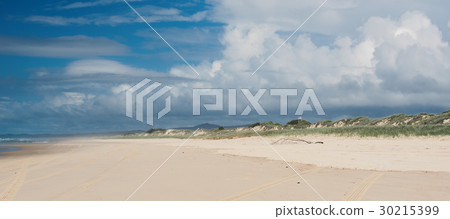 Pristine beach on Moreton Island. Pristine beach on Moreton Island. 30215399