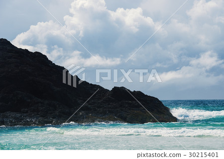 Pristine beach on Moreton Island. Pristine beach on Moreton Island. 30215401