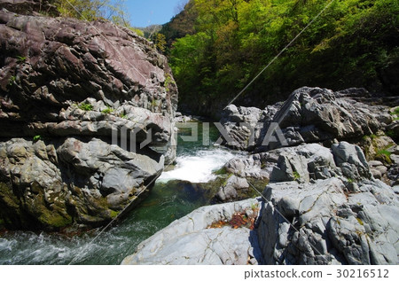 Waterfall of Nakayama in the Akikawa Valley 30216512