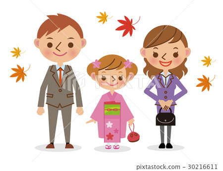 Shichi-go-san, a seven-year-old girl 30216611