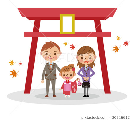 Shrine and Shichigosan three-year old girl 30216612