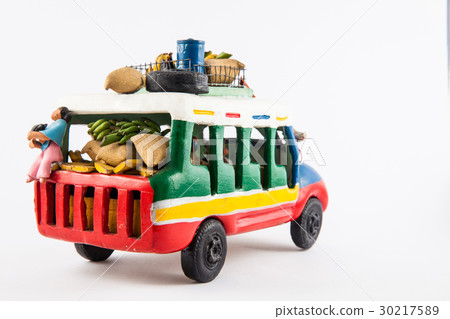 Colorful traditional rural bus from Colombia calle Colorful traditional rural bus from Colombia calle 30217589