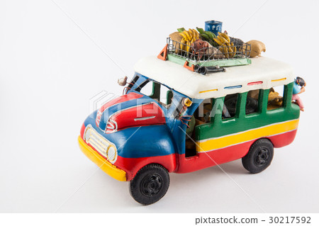 Colorful traditional rural bus from Colombia calle Colorful traditional rural bus from Colombia calle 30217592