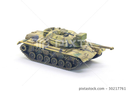 World war II tank model toy isolate on white World war II tank model toy isolate on white 30217761