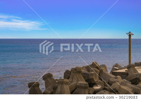 Sea and wave block 30219083