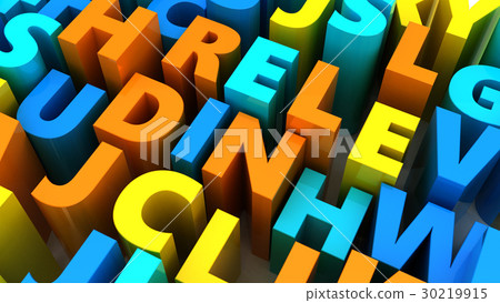 colorful letters background 30219915
