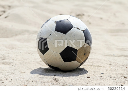 Football and beach. 30220314