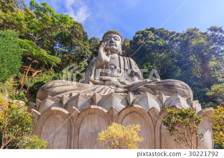 Stone Buddha statue at Chin Swee Caves Temple Stone Buddha statue at Chin Swee Caves Temple 30221792