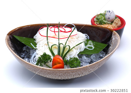 Hiyashi Somen , Japanese chilled noodles Hiyashi Somen , Japanese chilled noodles 30222851