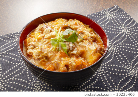 Fried egg with roasted egg Fried egg with roasted egg 30223406