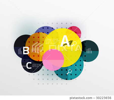 Round modern circle option infographic diagram Round modern circle option infographic diagram 30223656