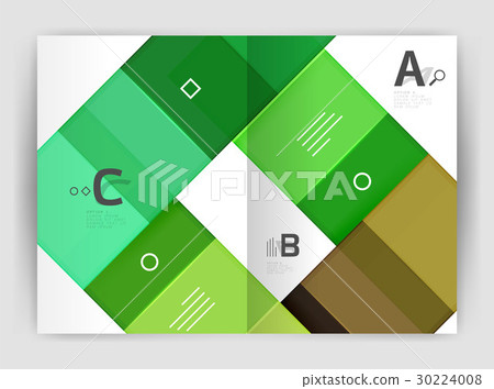 Squares and rectangles a4 brochure template Squares and rectangles a4 brochure template 30224008