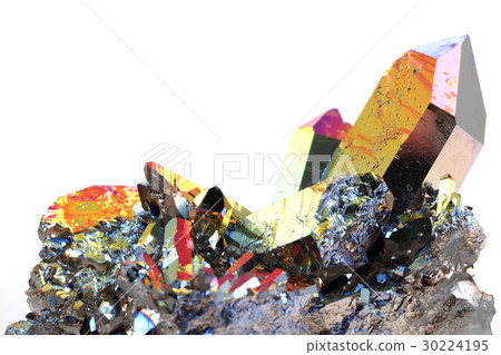 crystal with metal rainbow surface 30224195