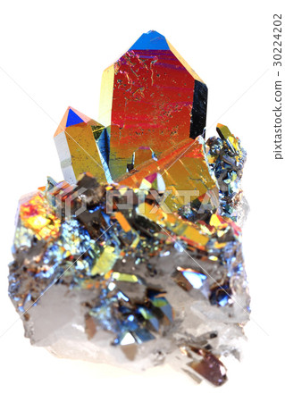crystal with metal rainbow surface 30224202