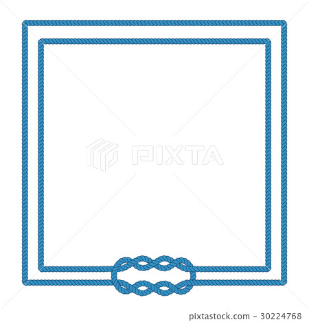 Sailor rope knot picture frame 30224768