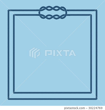 Sailor rope knot picture frame 30224769