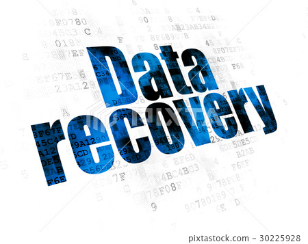 Data concept: Data Recovery on Digital background Data concept: Data Recovery on Digital background 30225928