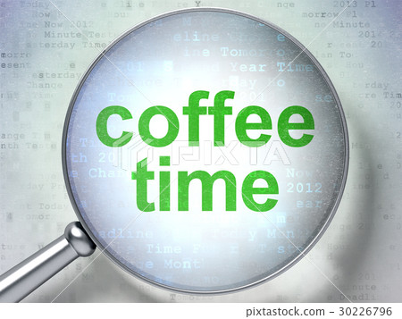 Timeline concept: Coffee Time with optical glass Timeline concept: Coffee Time with optical glass 30226796
