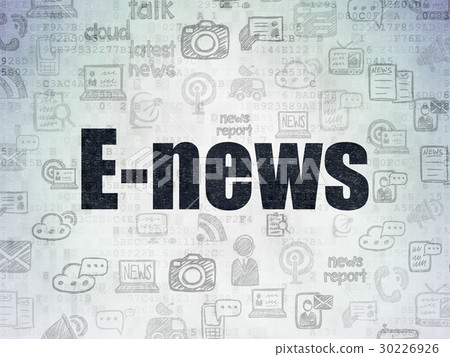 News concept: E-news on Digital Data Paper News concept: E-news on Digital Data Paper 30226926
