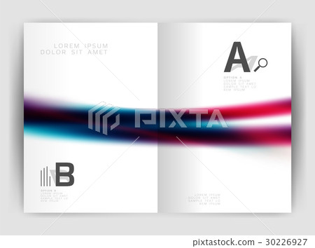 Blurred wave line. Business annual report abstract Blurred wave line. Business annual report abstract 30226927