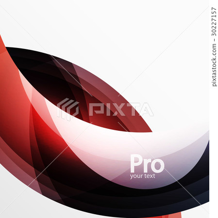 Futuristic hi-tech glass wave abstract background 30227157