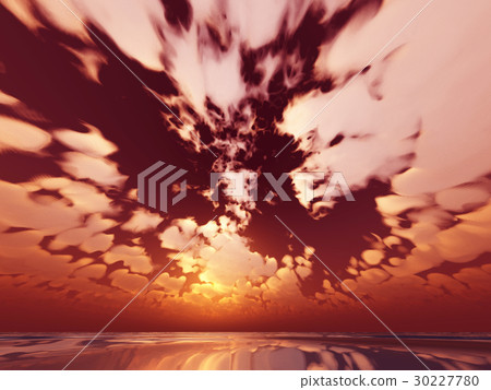 Wind and clouds with the sea 30227780